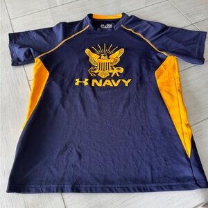 Under Armour Women’s Navy and Gold Tee